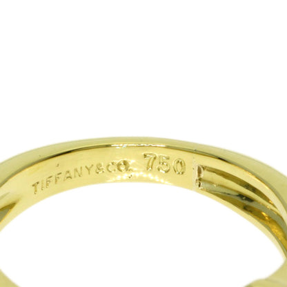 TIFFANY&Co. Aquamarine Ring K18 Yellow Gold Ladies [Used]