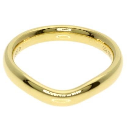 TIFFANY&Co. Curved band Ring K18 Yellow Gold Ladies [Used]