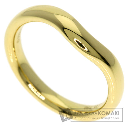 TIFFANY&Co. Curved band Ring K18 Yellow Gold Ladies [Used]