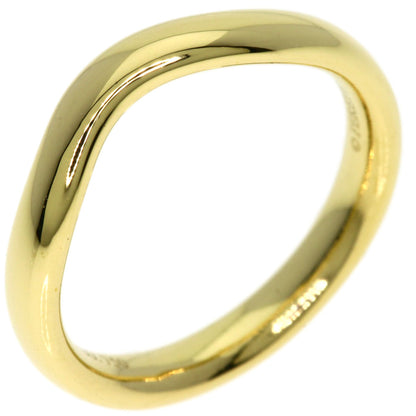 TIFFANY&Co. Curved band Ring K18 Yellow Gold Ladies [Used]