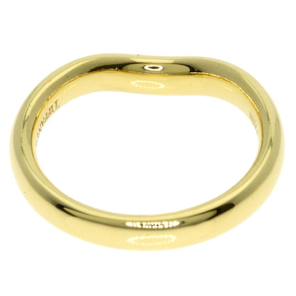 TIFFANY&Co. Curved band Ring K18 Yellow Gold Ladies [Used]