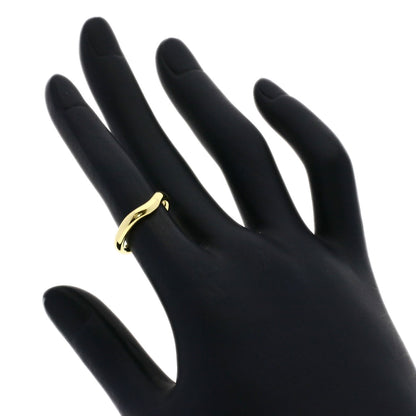 TIFFANY&Co. Curved band Ring K18 Yellow Gold Ladies [Used]