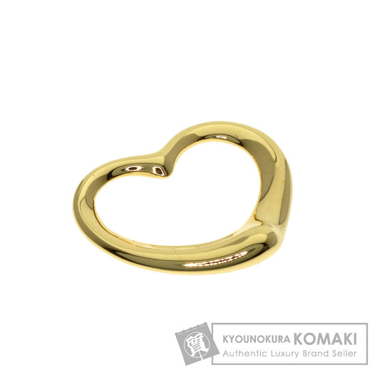 TIFFANY&Co. Open heart Pendant top K18 Yellow Gold Ladies [Used]