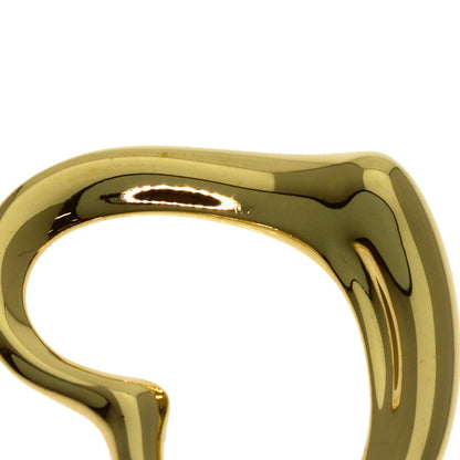 TIFFANY&Co. Open heart Pendant top K18 Yellow Gold Ladies [Used]