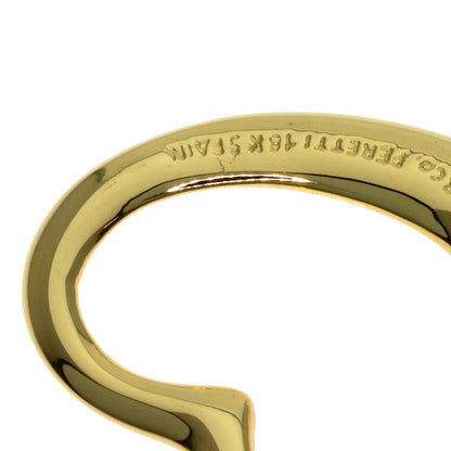 TIFFANY&Co. Open heart Pendant top K18 Yellow Gold Ladies [Used]