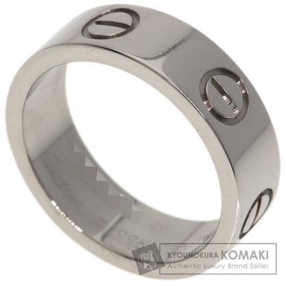 CARTIER love ring #49 Ring K18 White Gold Ladies [Used]