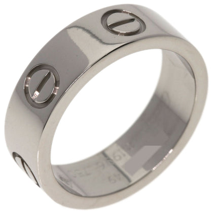 CARTIER love ring #49 Ring K18 White Gold Ladies [Used]