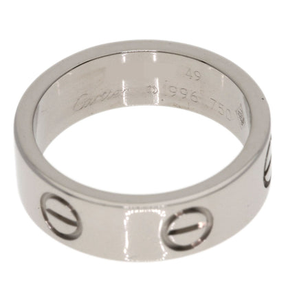 CARTIER love ring #49 Ring K18 White Gold Ladies [Used]