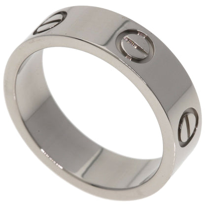 CARTIER love ring #53 Ring K18 White Gold Ladies [Used]