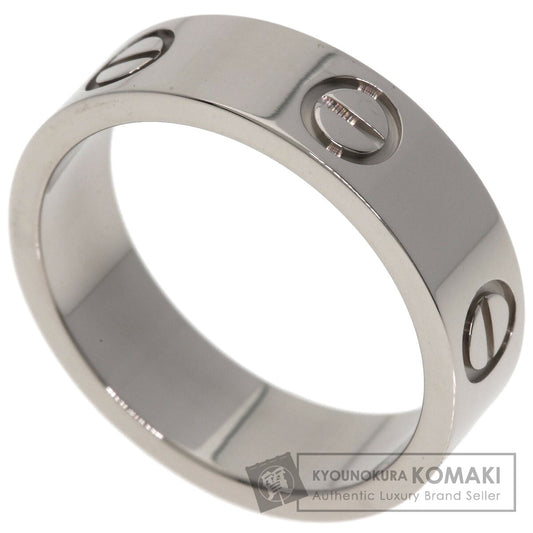 CARTIER love ring #53 Ring K18 White Gold Ladies [Used]