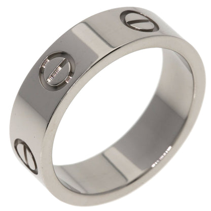 CARTIER love ring #53 Ring K18 White Gold Ladies [Used]