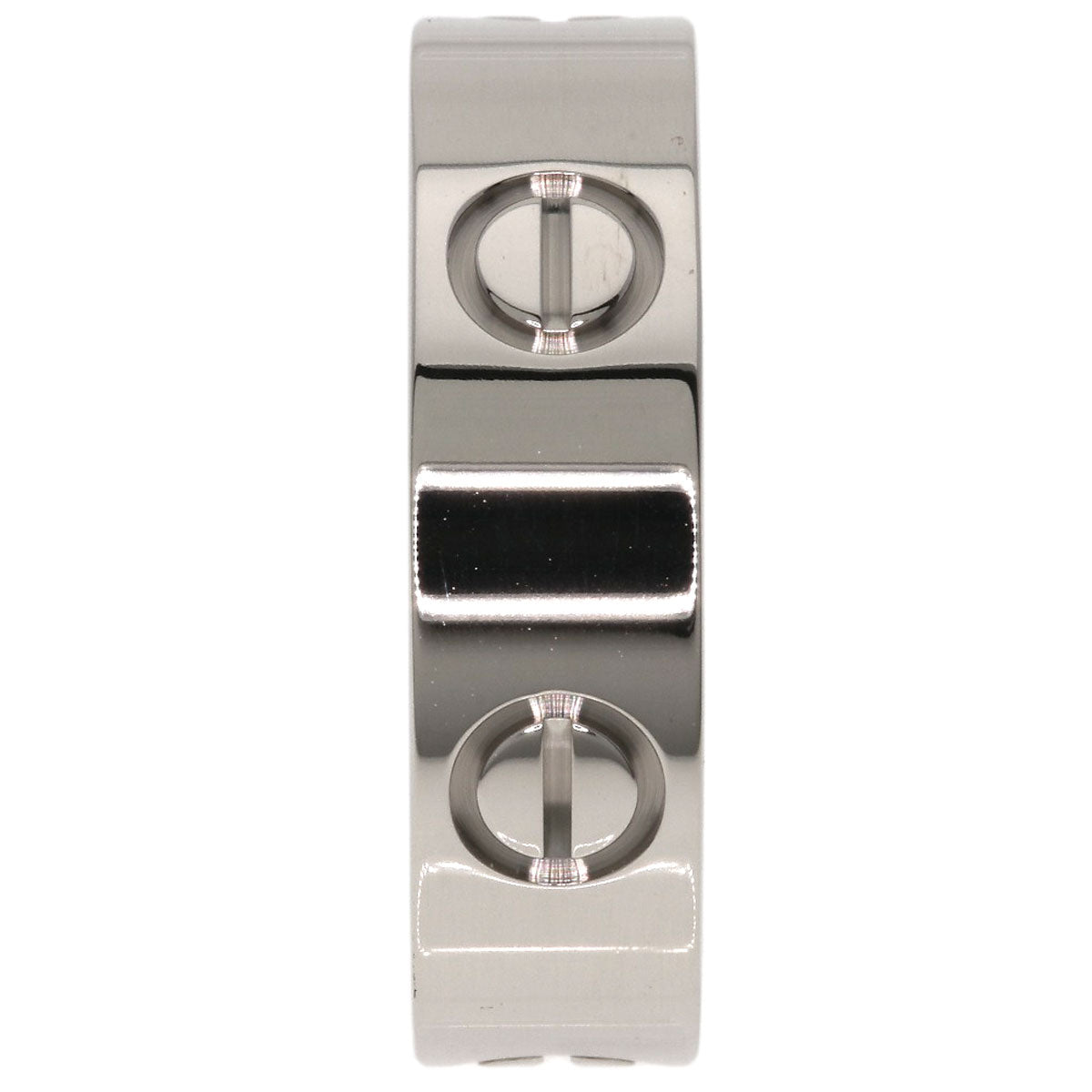 CARTIER love ring #53 Ring K18 White Gold Ladies [Used]