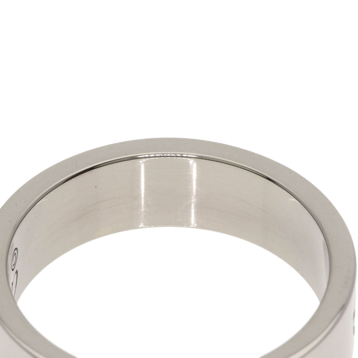CARTIER love ring #53 Ring K18 White Gold Ladies [Used]