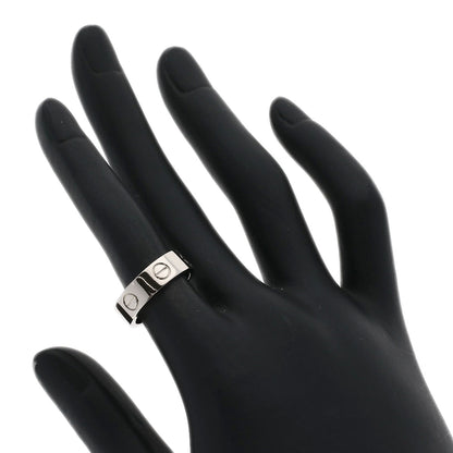 CARTIER love ring #49 Ring K18 White Gold Ladies [Used]