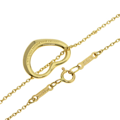 TIFFANY&Co. Open heart Necklace K18 Yellow Gold Ladies [Used]