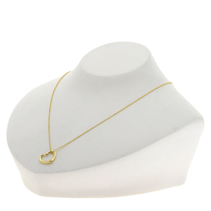 TIFFANY&Co. Open heart Necklace K18 Yellow Gold Ladies [Used]