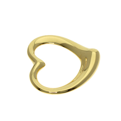 TIFFANY&Co. Open heart Pendant top K18 Yellow Gold Ladies [Used]