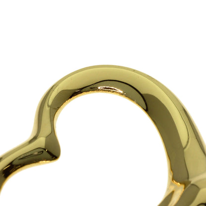 TIFFANY&Co. Open heart Pendant top K18 Yellow Gold Ladies [Used]