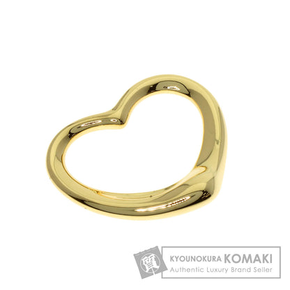 TIFFANY&Co. Open heart Pendant top K18 Yellow Gold Ladies [Used]