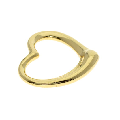 TIFFANY&Co. Open heart Pendant top K18 Yellow Gold Ladies [Used]