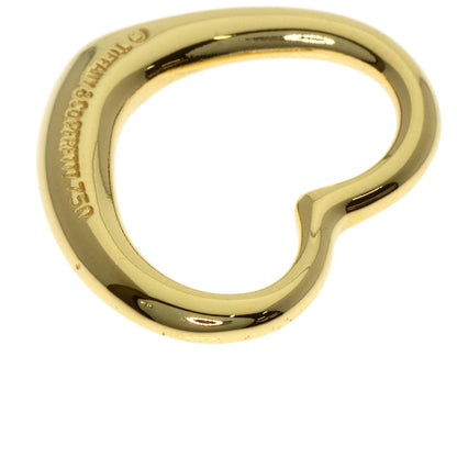 TIFFANY&Co. Open heart Pendant top K18 Yellow Gold Ladies [Used]