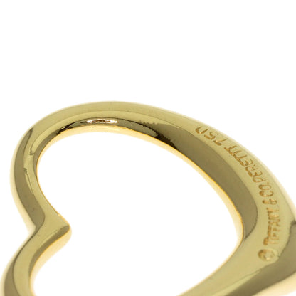 TIFFANY&Co. Open heart Pendant top K18 Yellow Gold Ladies [Used]