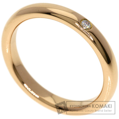 TIFFANY&Co. Wedding 1P Diamond Ring K18 Pink Gold Ladies [Used]