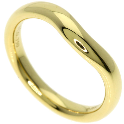 TIFFANY&Co. Curved band Ring K18 Yellow Gold Ladies [Used]