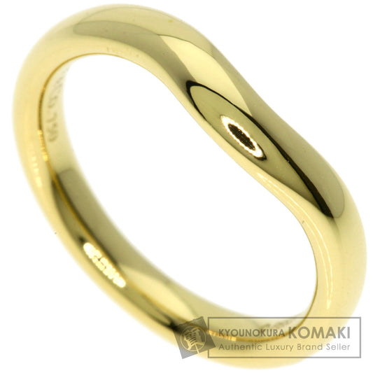 TIFFANY&Co. Curved band Ring K18 Yellow Gold Ladies [Used]