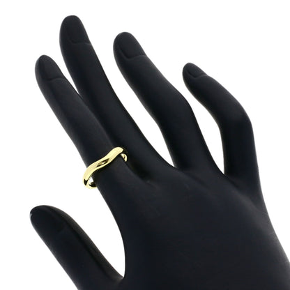 TIFFANY&Co. Curved band Ring K18 Yellow Gold Ladies [Used]