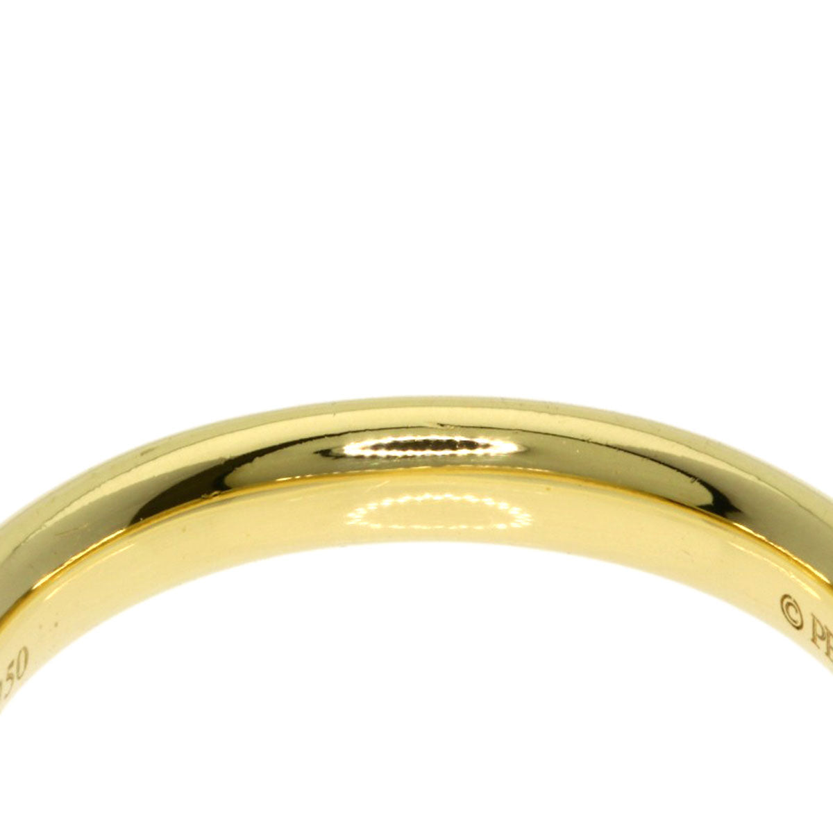 TIFFANY&Co. Curved band Ring K18 Yellow Gold Ladies [Used]