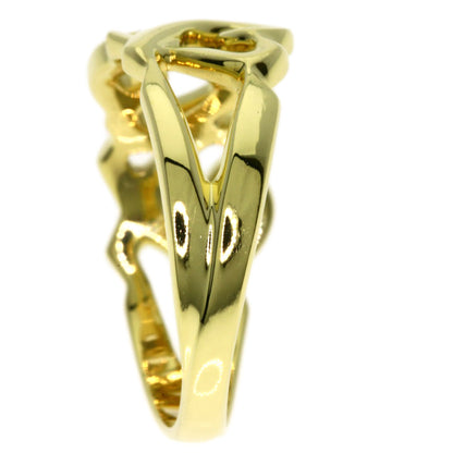 TIFFANY&Co. Triple rubbing heart Ring K18 Yellow Gold Ladies [Used]