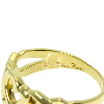 TIFFANY&Co. Triple rubbing heart Ring K18 Yellow Gold Ladies [Used]