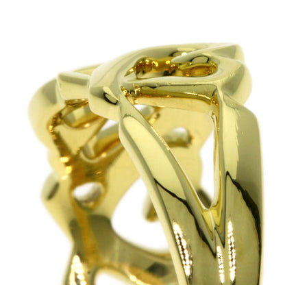 TIFFANY&Co. Triple rubbing heart Ring K18 Yellow Gold Ladies [Used]