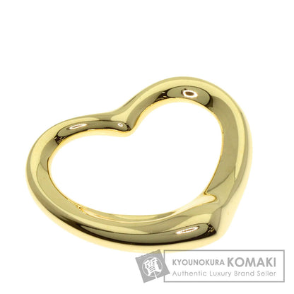 TIFFANY&Co. Open heart Pendant top K18 Yellow Gold Ladies [Used]
