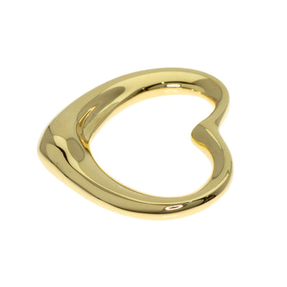 TIFFANY&Co. Open heart Pendant top K18 Yellow Gold Ladies [Used]