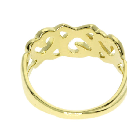 TIFFANY&Co. Triple rubbing heart Ring K18 Yellow Gold Ladies [Used]