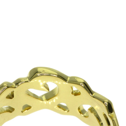 TIFFANY&Co. Triple rubbing heart Ring K18 Yellow Gold Ladies [Used]