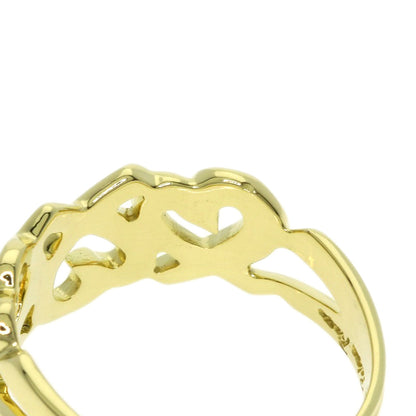 TIFFANY&Co. Triple rubbing heart Ring K18 Yellow Gold Ladies [Used]