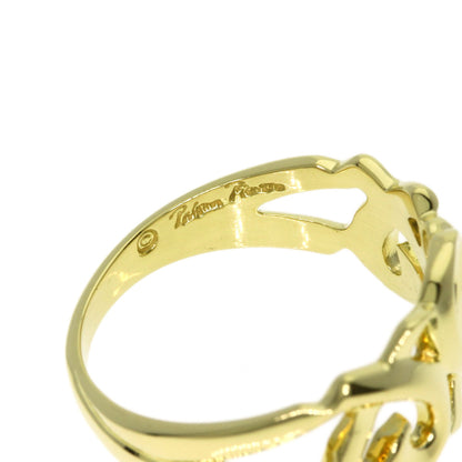 TIFFANY&Co. Triple rubbing heart Ring K18 Yellow Gold Ladies [Used]