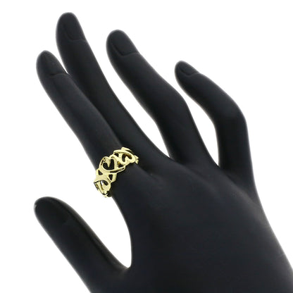 TIFFANY&Co. Triple rubbing heart Ring K18 Yellow Gold Ladies [Used]