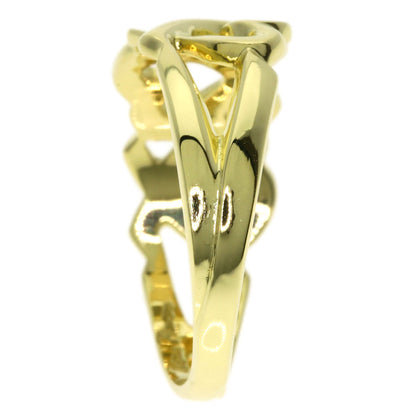 TIFFANY&Co. Triple rubbing heart Ring K18 Yellow Gold Ladies [Used]