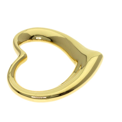 TIFFANY&Co. Open heart Pendant top K18 Yellow Gold Ladies [Used]