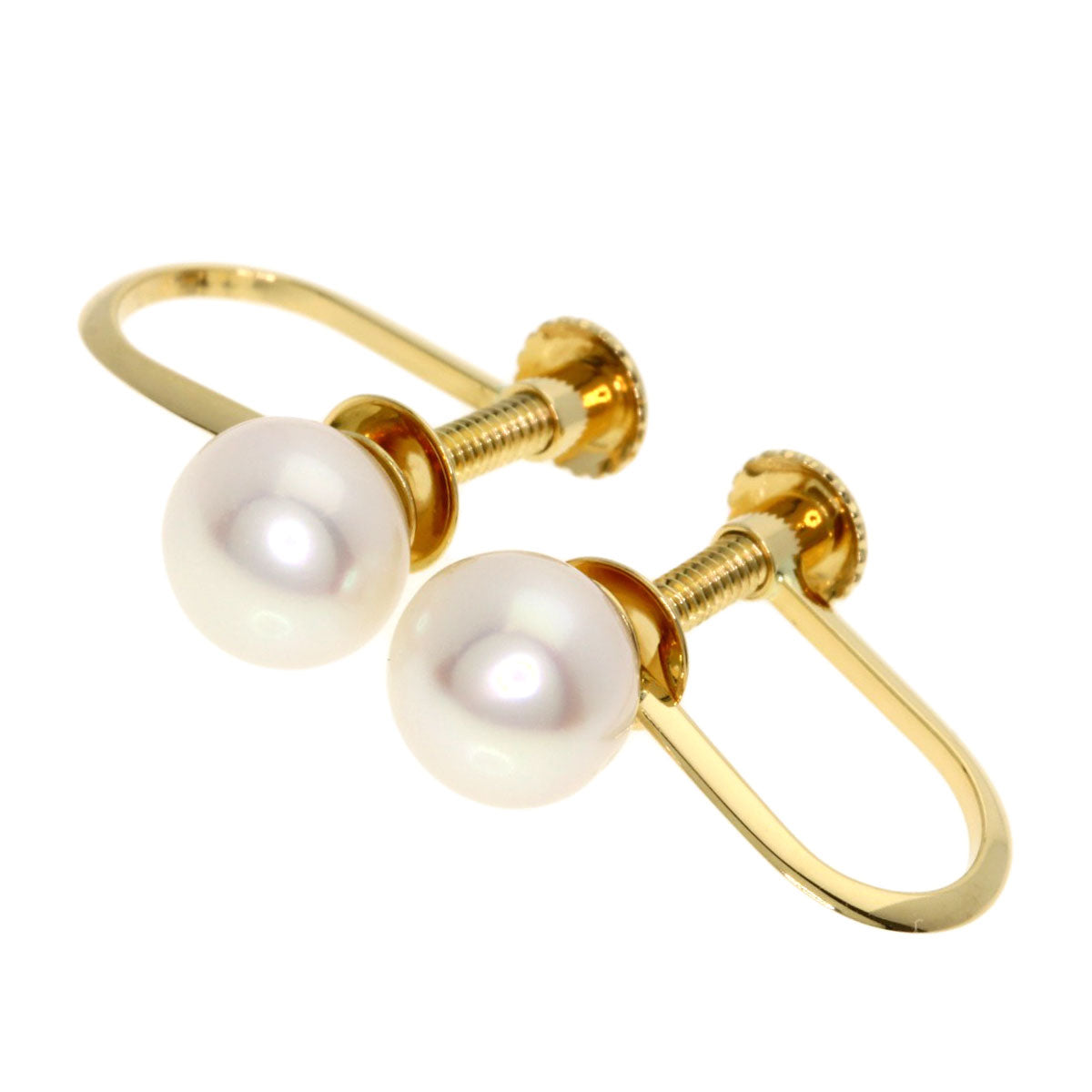 TASAKI Pearl Pearl Earring K18 Yellow Gold Ladies [Used]