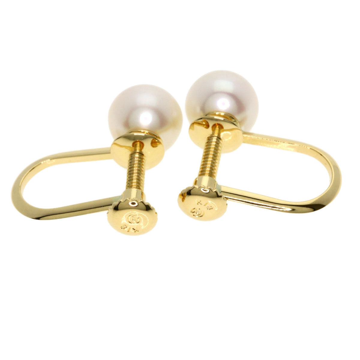 TASAKI Pearl Pearl Earring K18 Yellow Gold Ladies [Used]