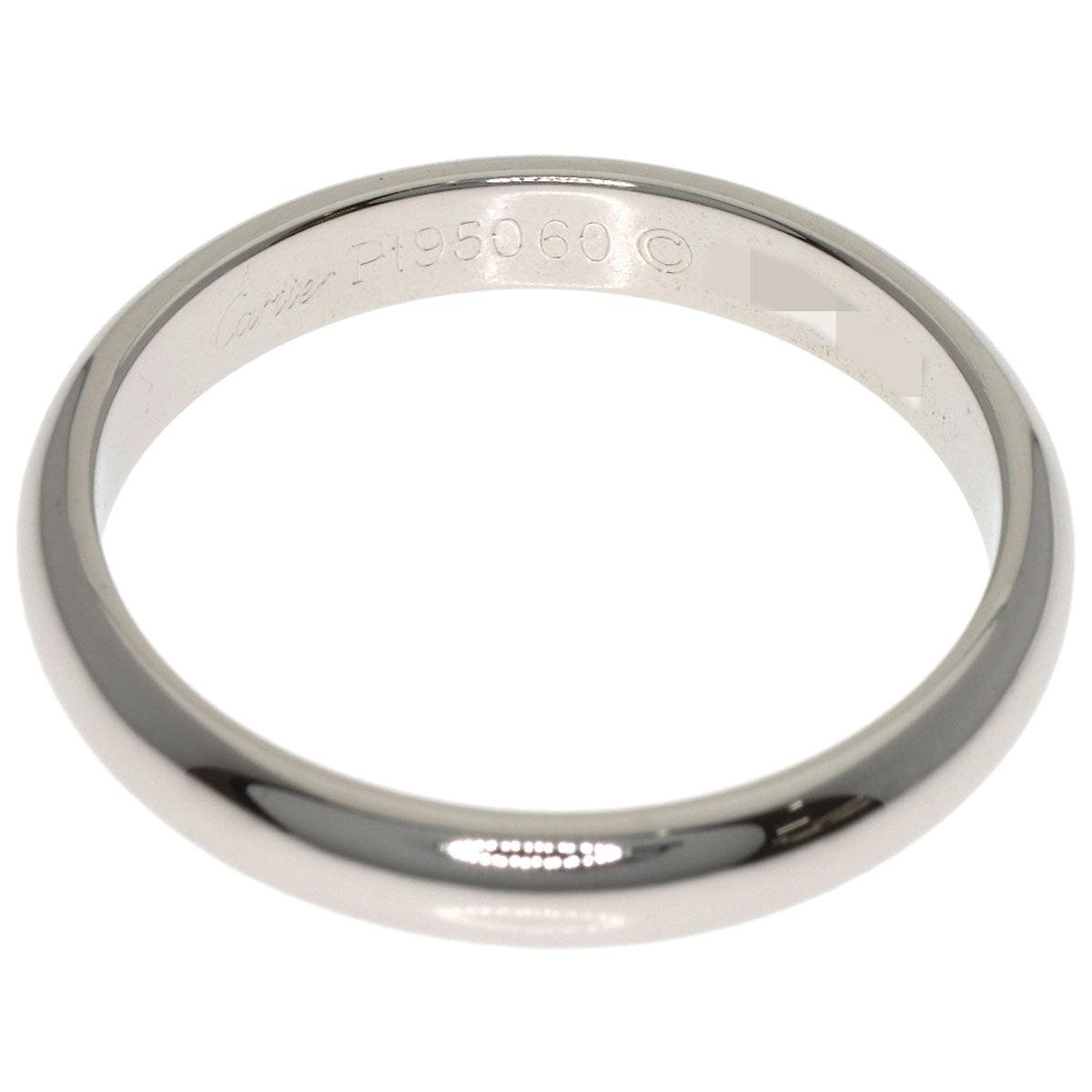 CARTIER Wedding #60 Ring Platinum PT950 Ladies [Used]