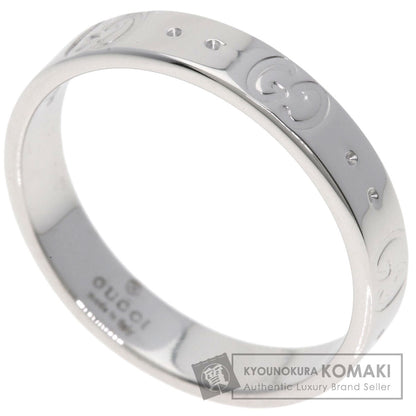 GUCCI Icon Ring #17 Ring K18 White Gold Ladies [Used]