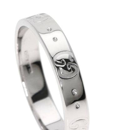 GUCCI Icon Ring #17 Ring K18 White Gold Ladies [Used]