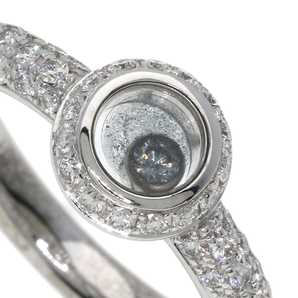 Chopard Happy diamond Ring K18 White Gold Ladies [Used]