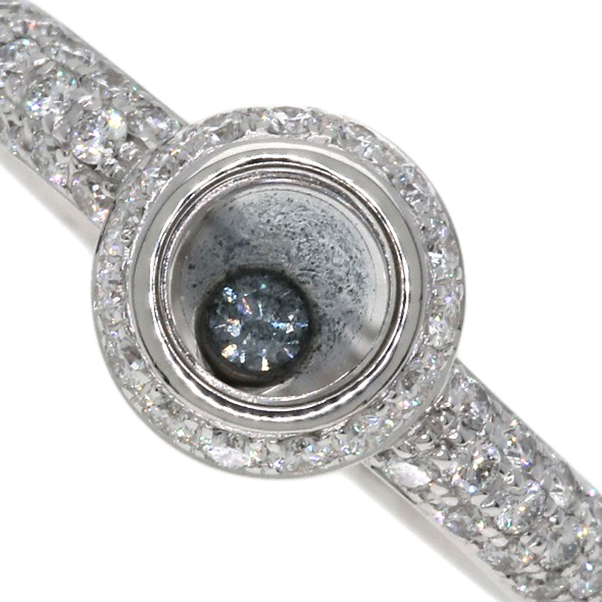 Chopard Happy diamond Ring K18 White Gold Ladies [Used]